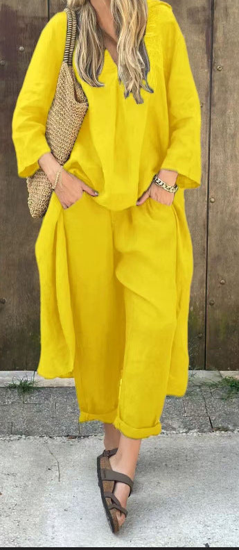 Ensemble Veléna - Coupe Ample et Couleur Unie
